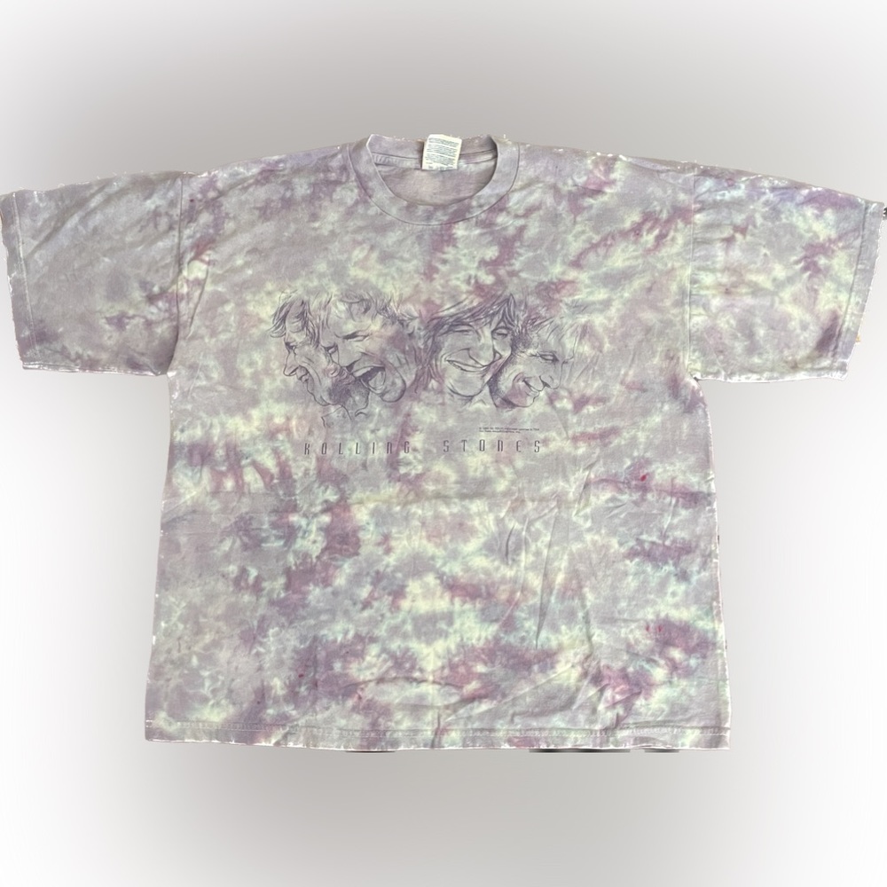 Vintage 1999 ROLLING STONES NO SECURITY Shirt PURPLE TIE DYE MEN'S XL